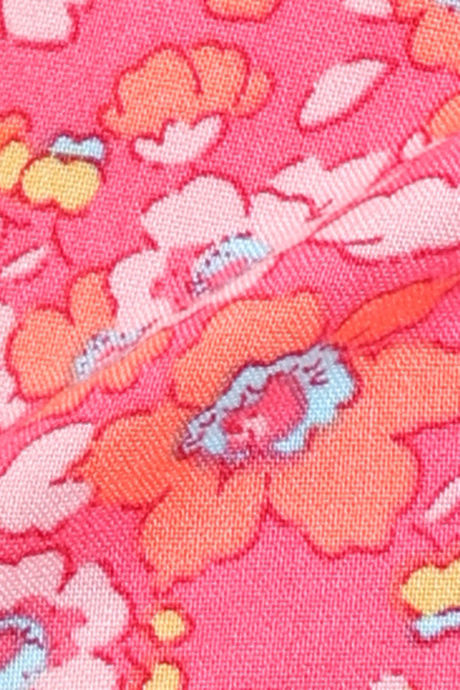 Zivame Floral Pop Woven Knee Length Nightdress - Coral Paradise — image 6